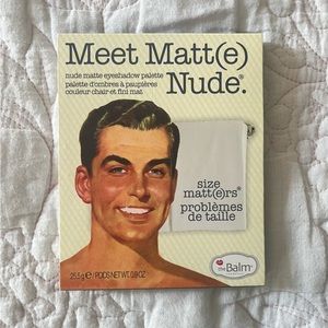 BRAND NEW The Balm Meet Matt(e) Eyeshadow Palette